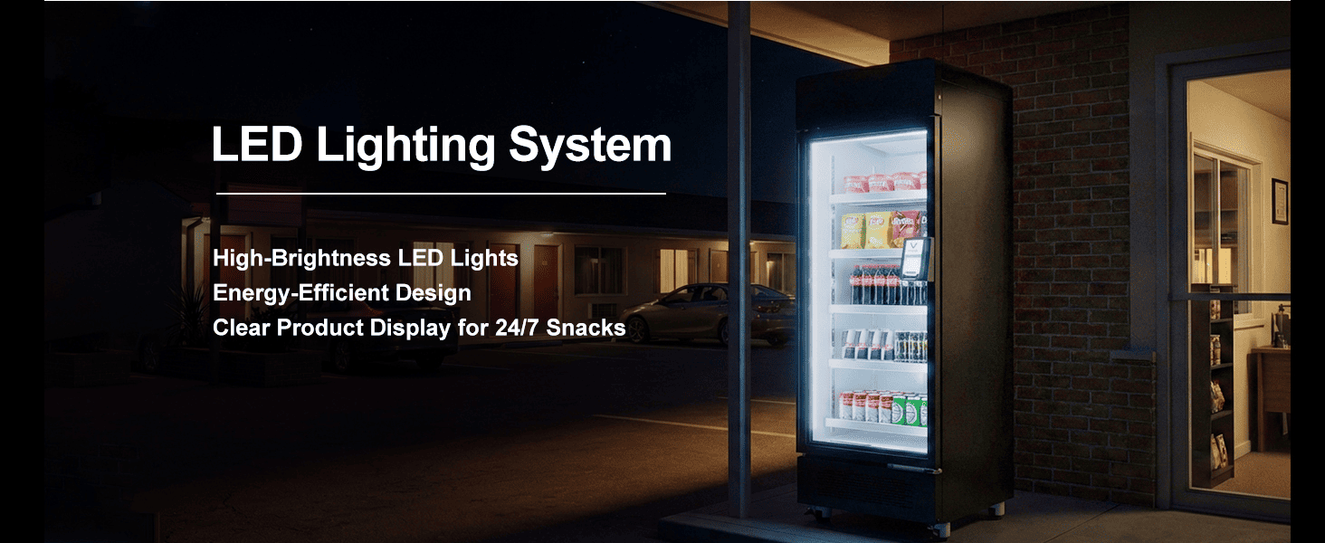 Plibonigita produkta vararanĝo per alt-brila LED-lumigo por stimuli vendojn